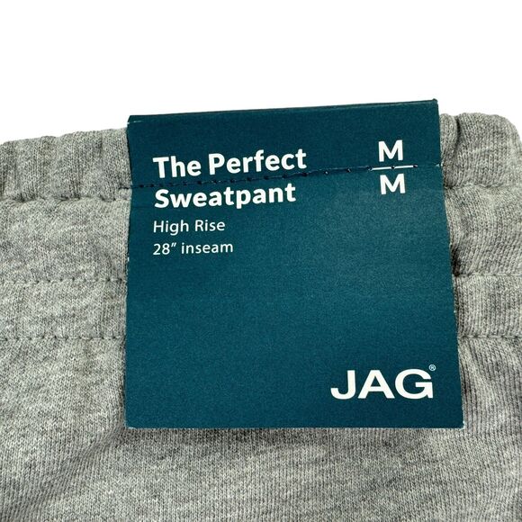 Jag Womens The Perfect Highrise Relaxed Sweatpants Gray M - Picture 3 of 5